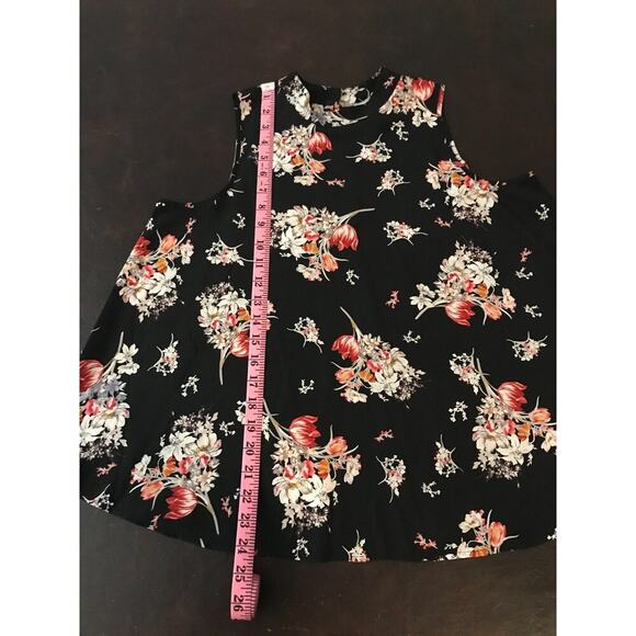 Anthropologie Maeve Hidra Black Motif 100% Silk Blouse - Medium - Picture 8 of 10